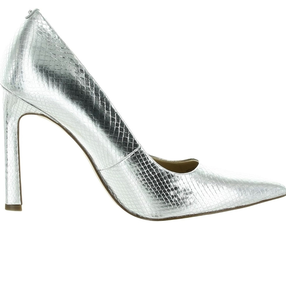 Michael Kors Shimmering Silver Heels - Picture 2 of 7